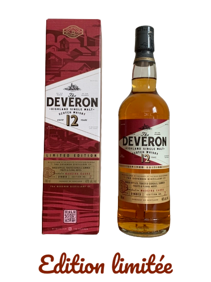 The Deveron Highland Single Malt Scotch Whisky Aged 12 years Limited Edition Finished in Madeira Casks