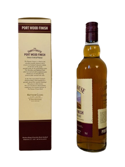 The Famous Grouse Port Wood Finish Finest Scotch Whisky Matthew Gloag & Son Limited