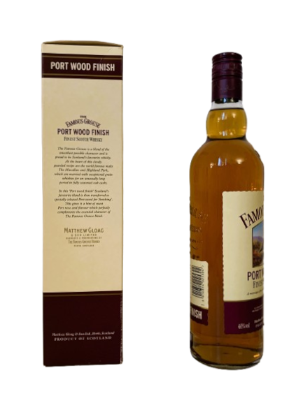 The Famous Grouse Port Wood Finish Finest Scotch Whisky Matthew Gloag & Son Limited