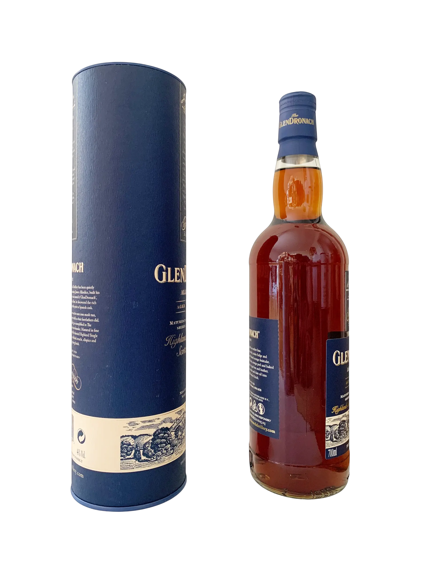 The Glendronach Allardice aged 18 years matured in the finest oloroso sherry casks from Spain