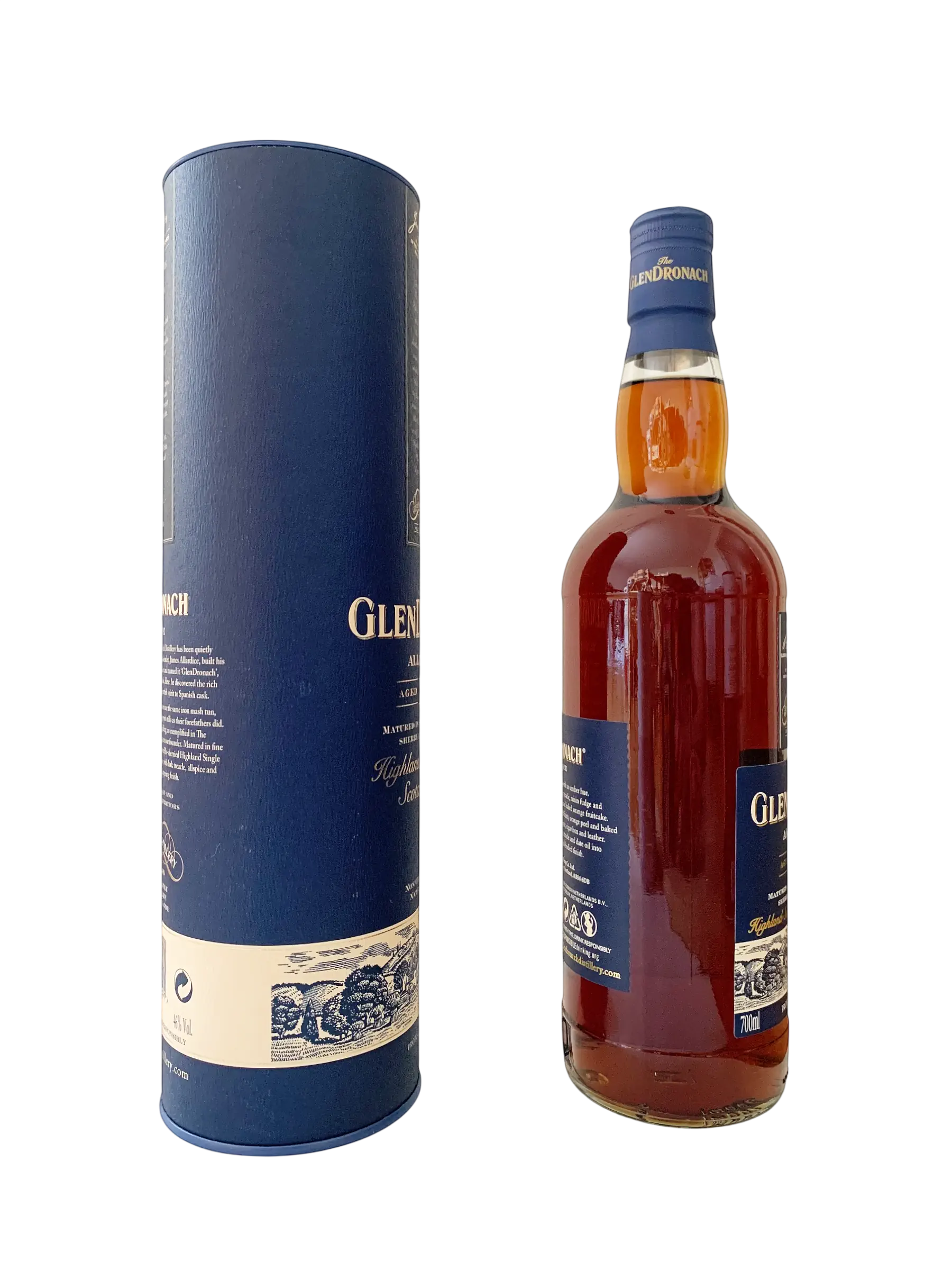 The Glendronach Allardice aged 18 years matured in the finest oloroso sherry casks from Spain
