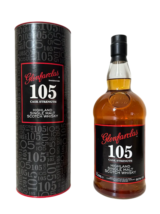Glenfarclas 105 cask strength Highland single malt Scotch whisky