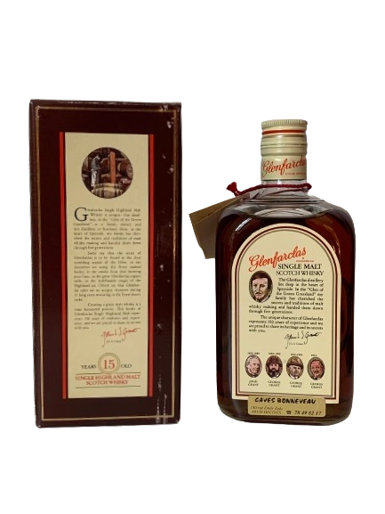 Glenfarclas single malt Scotch whisky 15 years old importé par Mähler-Besse