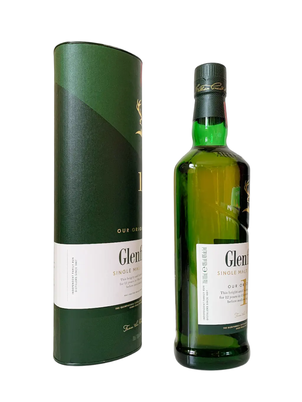 Glenfiddich single malt Scotch whisky Our Original Twelve 12 ans
