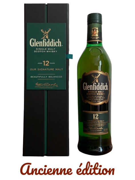 Whisky Single Malt Speyside Glenfiddich 12 ans Our Signature Malt beautifully balanced