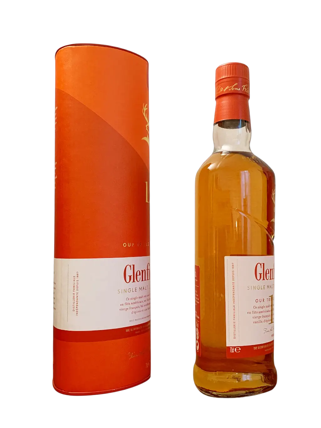 Glenfiddich Single Malt Scotch Whisky Our Triple Oak Twelve 12 ans