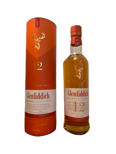 Glenfiddich Single Malt Scotch Whisky Our Triple Oak Twelve 12 ans