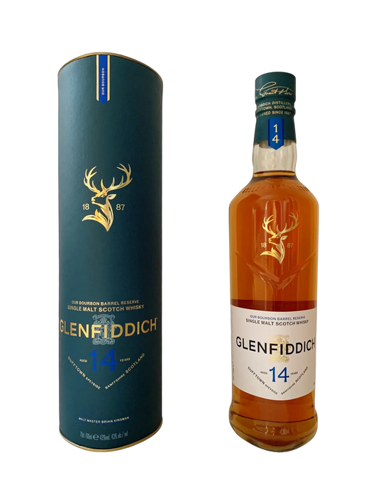 Our Bourbon Barrel Reserve single malt Scotch whisky Glenfiddich aged 14 years