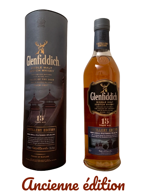 Glenfiddich Single Malt Scotch Whisky 15 ans Distillery Edition Non Chill-filtered