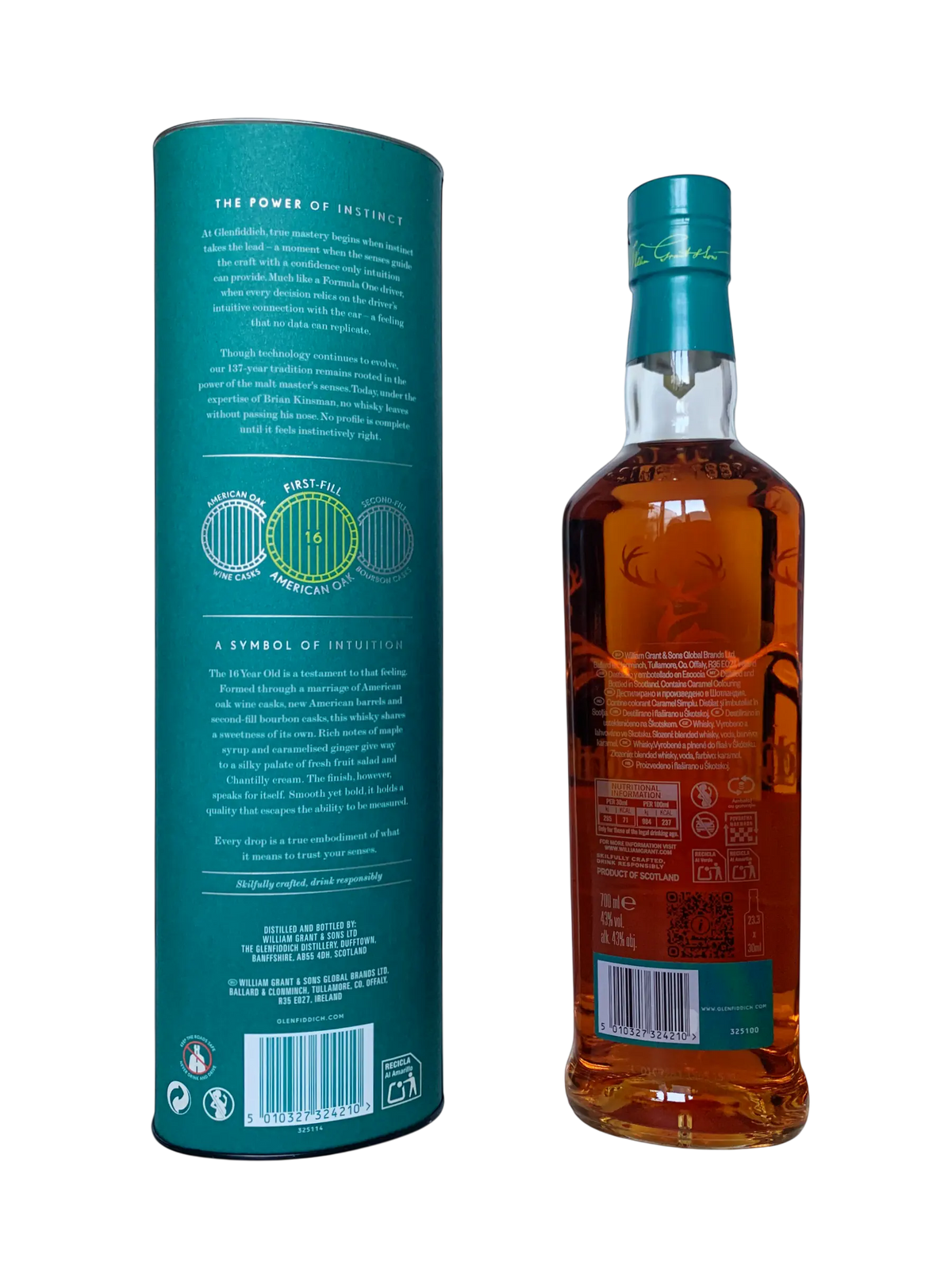 Glenfiddich single malt Scotch whisky aged 16 years Aston Martin Formula One Team