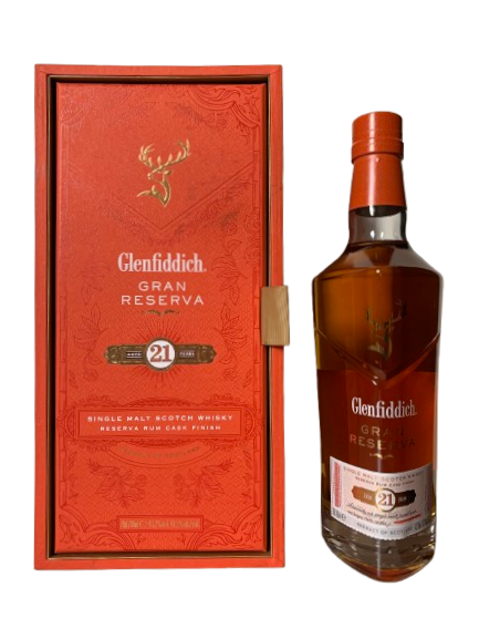 Glenfiddich Gran Reserva 21 years old reserva rum cask finish single malt Scotch whisky 43,2%