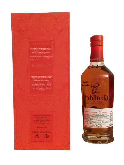 Glenfiddich single malt Scotch whisky aged 21 years reserva rum cask finish rich, sweet and exotic