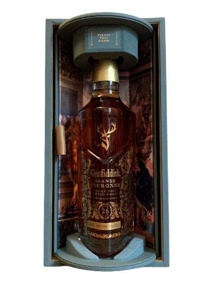 Glenfiddich Single Malt Scotch Whisky Cognac Cask Finish 26 ans Grande Couronne