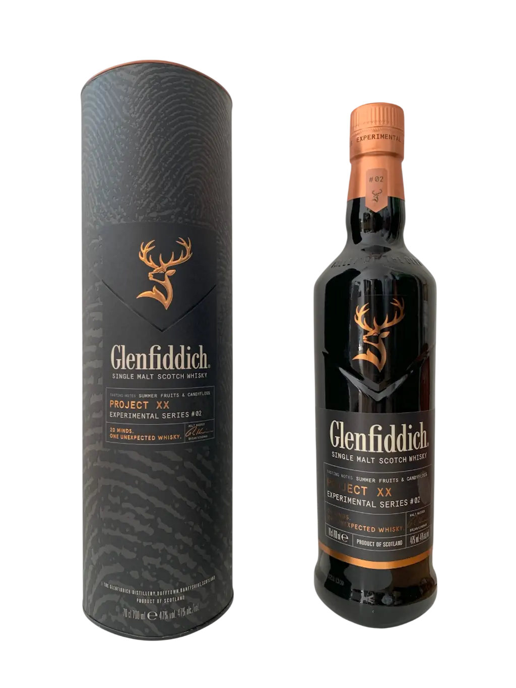 Glenfiddich single malt Scotch whisky Project XX Experimental Series #2
