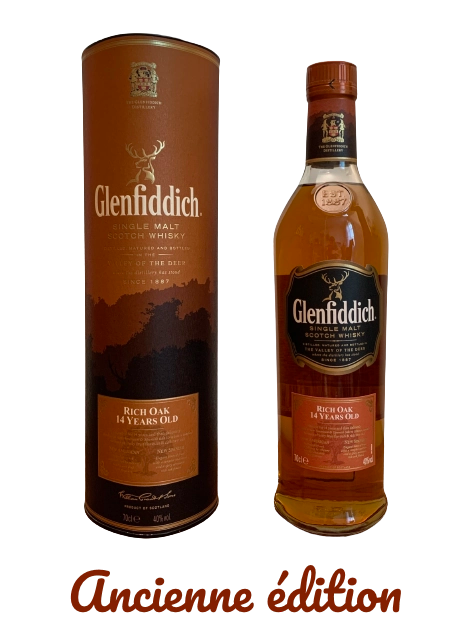 Glenfiddich Single Malt Scotch Whisky Rich Oak 14 years old