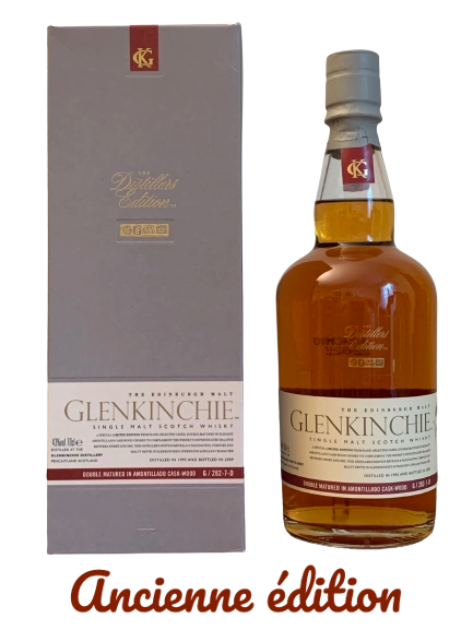 Glenkinchie Single malt Scotch whisky The Distillers Edition G/282-7-D Double matured in amontillado cask-wood