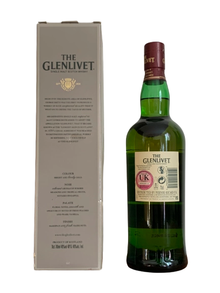 The Glenlivet 12 years of age single malt Scotch whisky