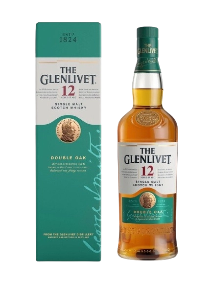 Bouteille Whisky Single Malt Glenlivet 12 ans Double Oak