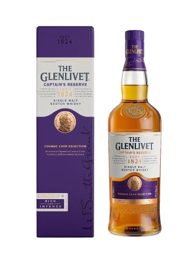 The Glenlivet Captains Reserve Single malt Scotch whisky cognac cask selection rich and intense