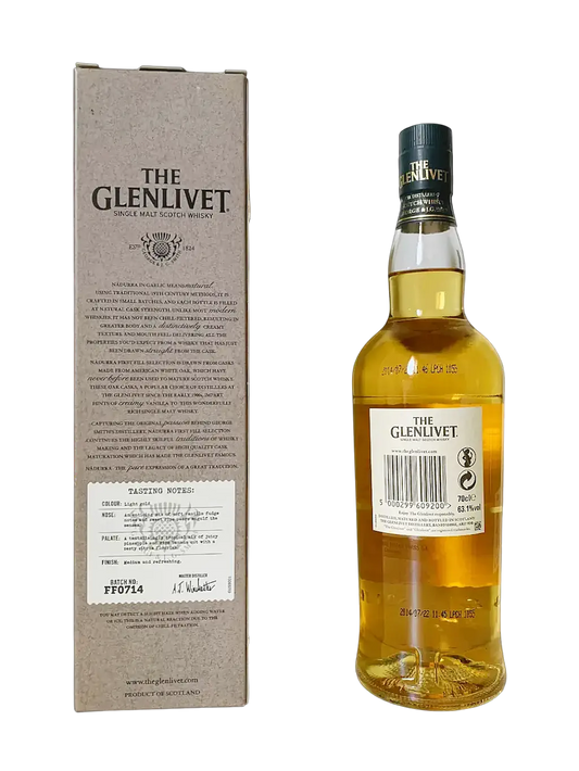 The Glenlivet single malt Scotch whisky Nadurra FF0714 first fill selection