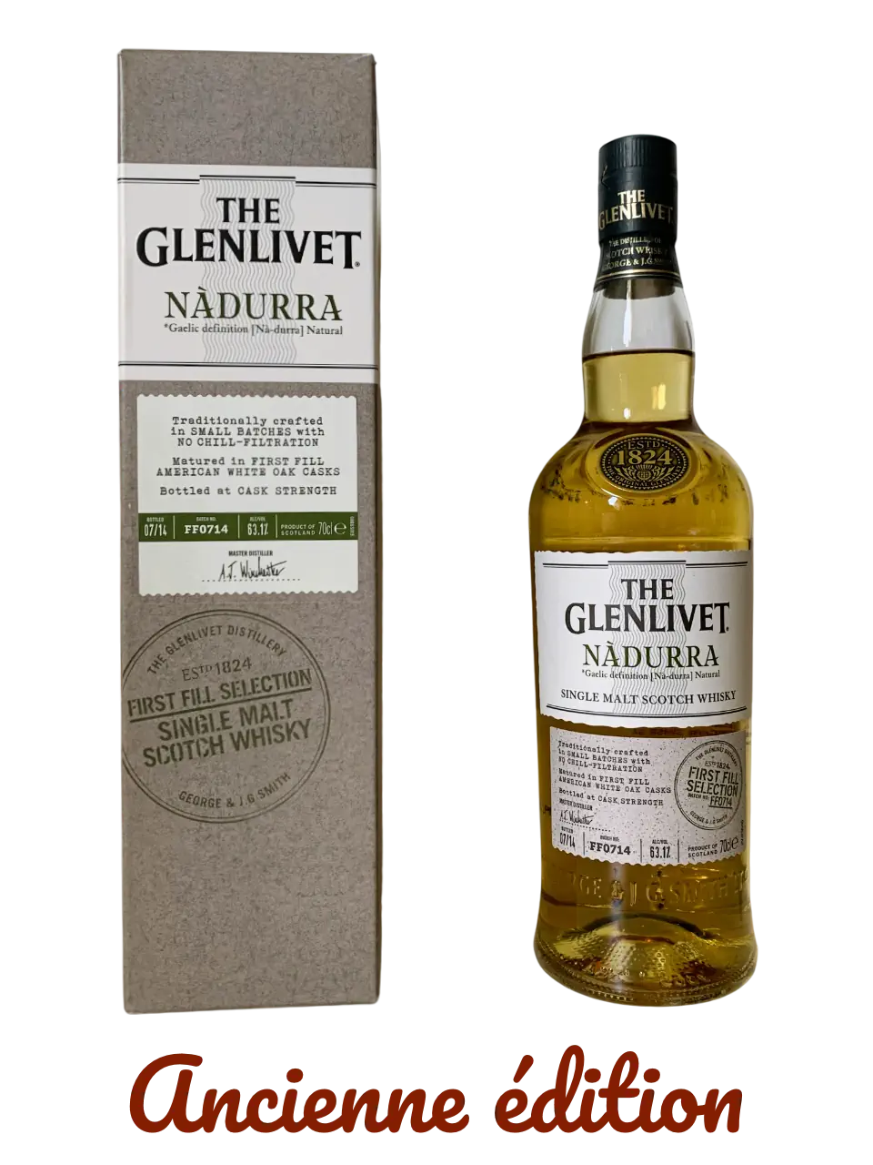 The Glenlivet single malt Scotch whisky Nadurra FF0714 first fill selection