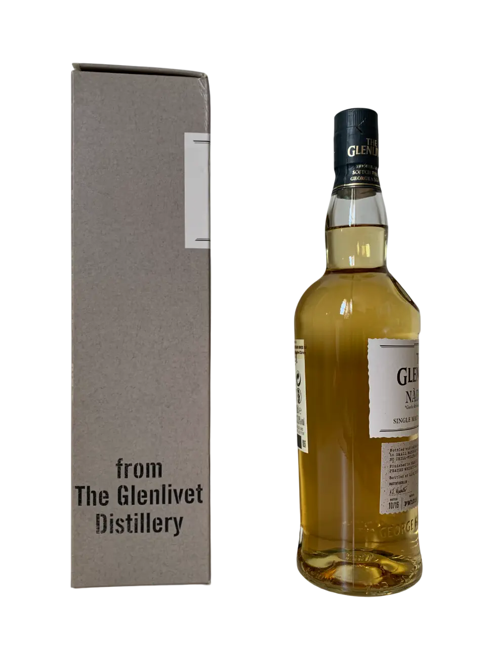 The Glenlivet single malt Scotch whisky Nadurra PW1016 peated whisky cask finish