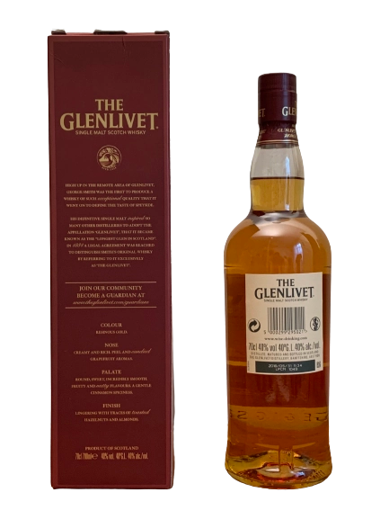 The Glenlivet 15 years of age Single malt Scotch whisky The French oak reserve