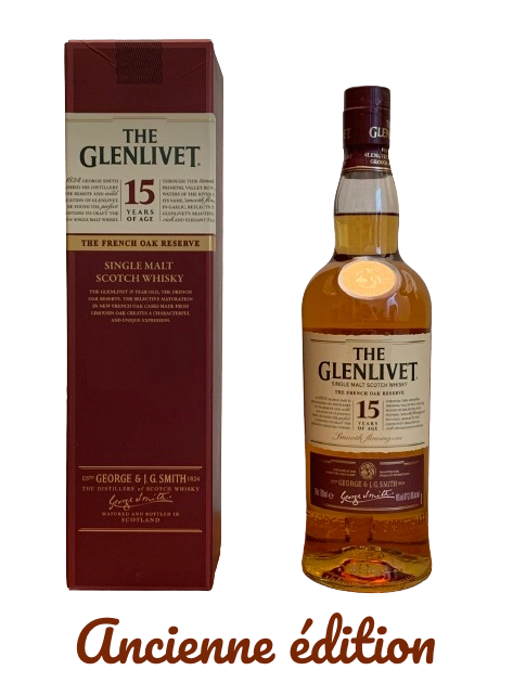 The Glenlivet 15 years of age Single malt Scotch whisky The French oak reserve