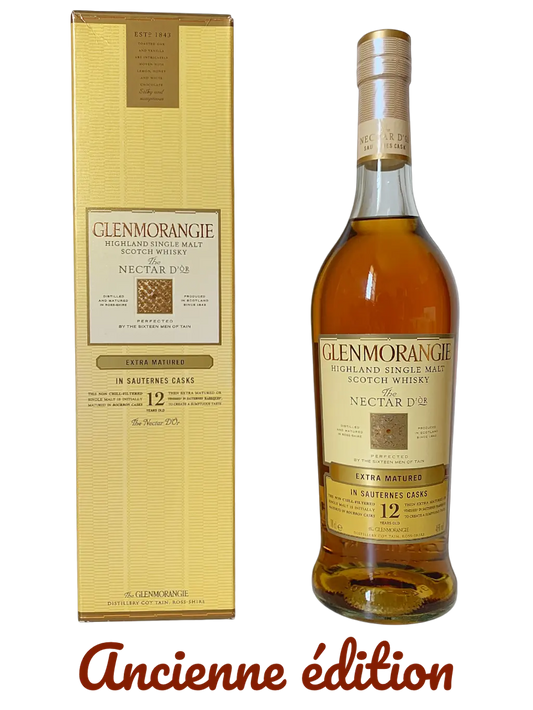 Glenmorangie Highland single malt Scotch whisky extra matured in Sauternes Casks aged 12 years