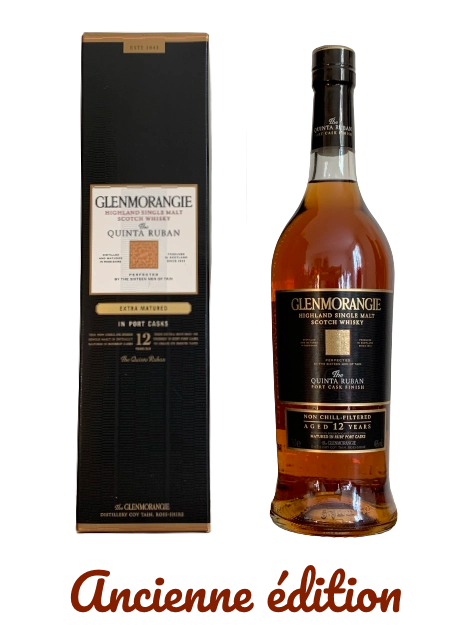 Whisky Single Malt Glenmorangie Extra Matured Port Cask Quinta Ruban 12 ans