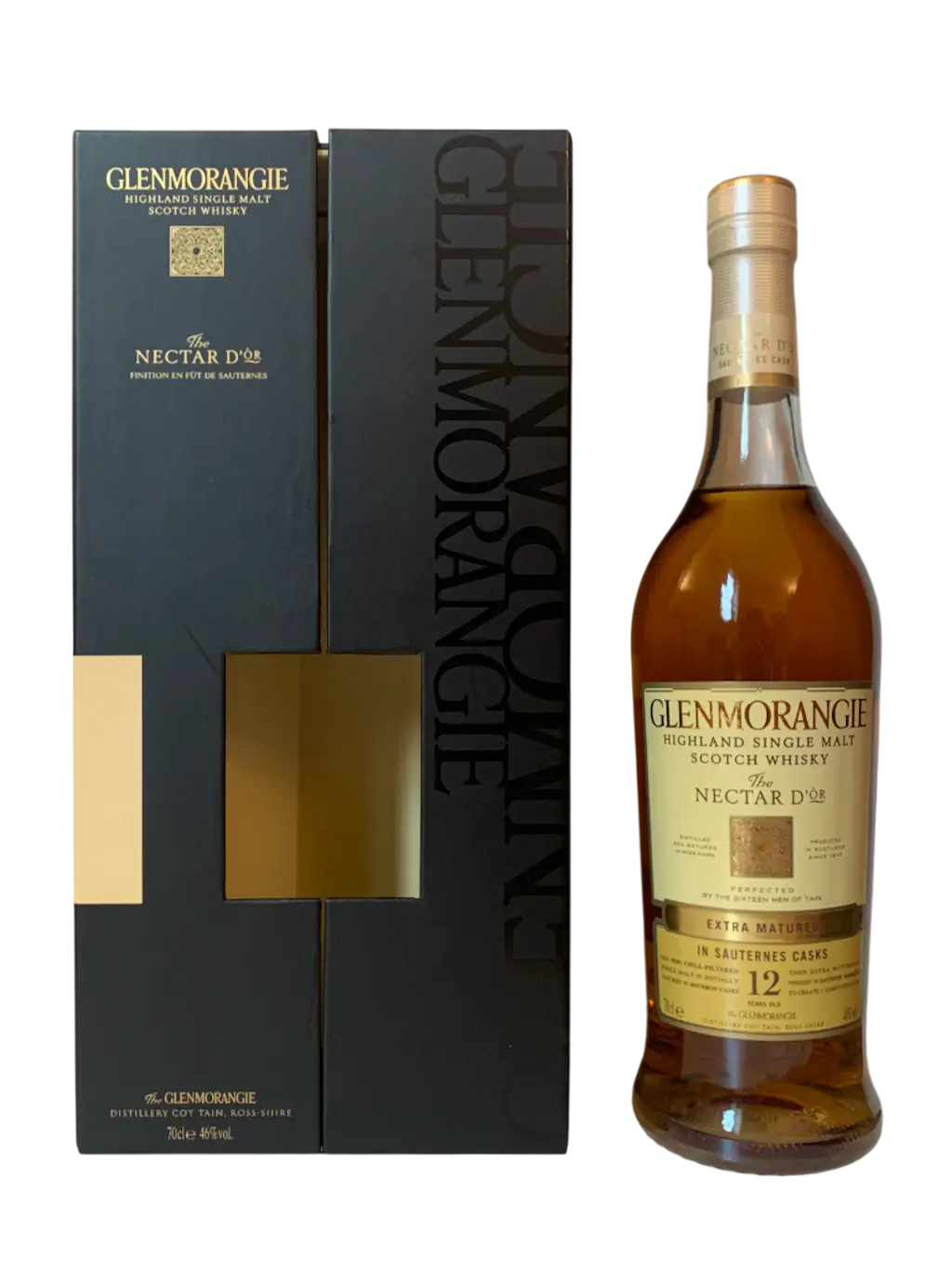 Glenmorangie Highland single malt Scotch whisky 12 ans The Nectar d'Or extra matured in Sauternes casks Second Edition