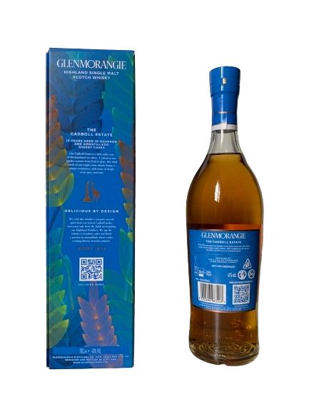 Glenmorangie Highland single malt Scotch whisky The Cadboll Estate aged 15 years single barley estate