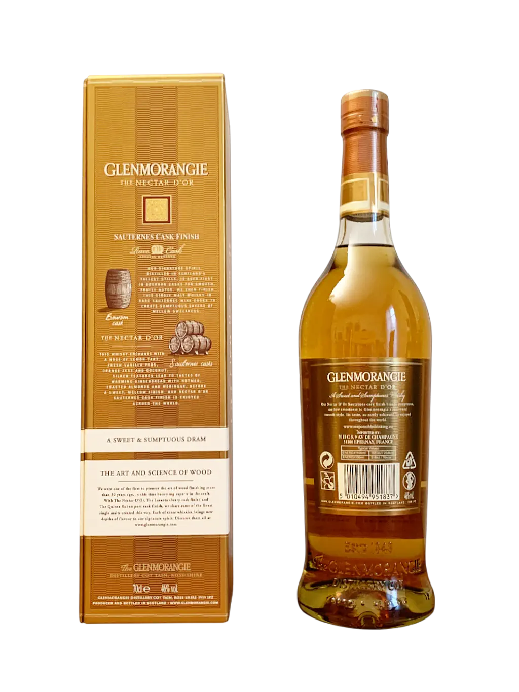 Glenmorangie The Nectar d'Or Highland single malt Scotch whisky Sauternes cask finish