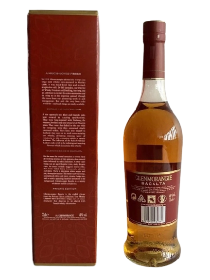 Glenmorangie Highland single malt Scotch whisky Private Edition Bacalta