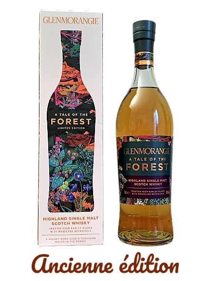 Highland Single Malt Scotch Whisky Glenmorangie A Tale of The Forest Limited Edition crafted from barley kilned with woodland botanicals