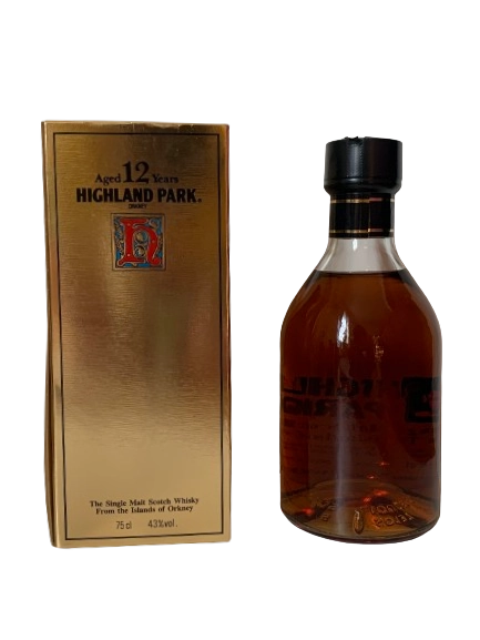 Highland Park single malt Scotch whisky from the islands of Orkney aged 12 years