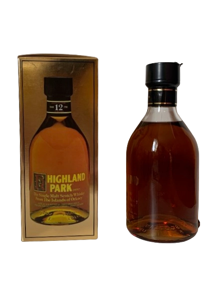 Highland Park single malt Scotch whisky from the islands of Orkney aged 12 years