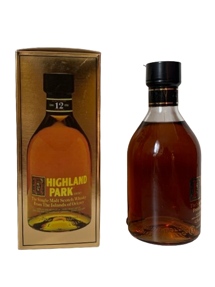 Highland Park single malt Scotch whisky from the islands of Orkney aged 12 years