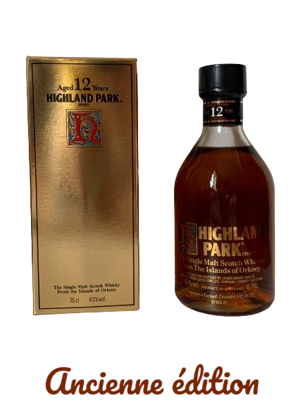 Highland Park single malt Scotch whisky from the islands of Orkney aged 12 years