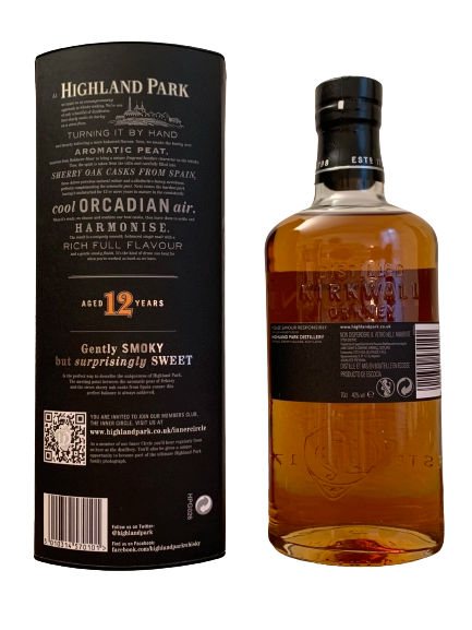 Highland Park Single Malt Scotch Whisky Aged 12 years