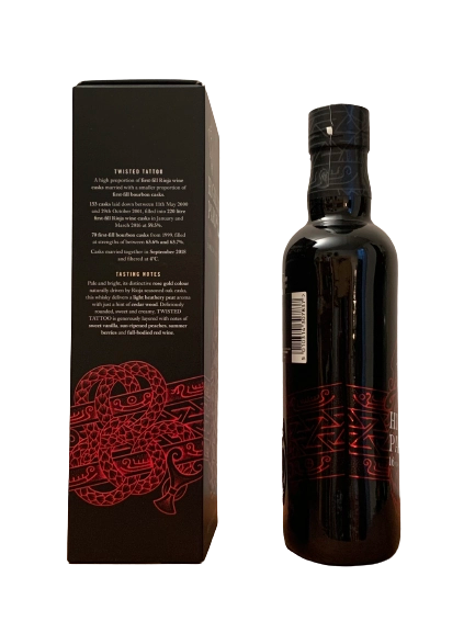 Highland Park Single Malt Scotch Whisky 16 year old Twisted Tattoo Rich and Full Bodied