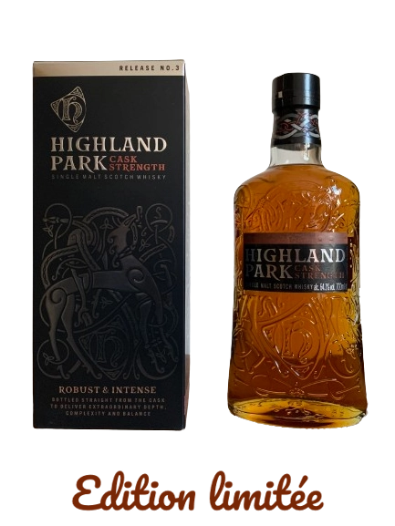 Highland Park Single Malt Scotch whisky Cask Strength release number 3 Robust and Intense