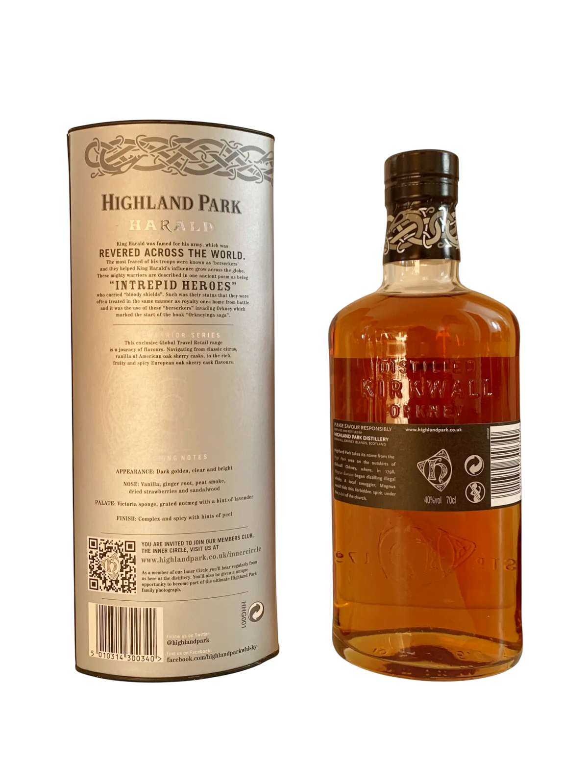 Highland Park Harald single malt Scotch whisky The warrior series Travel retail