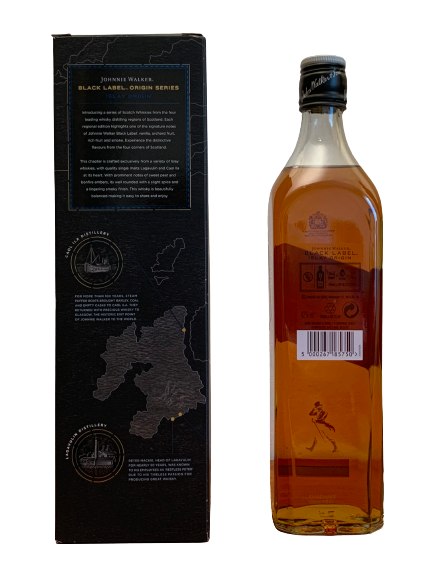 Blended Malt Scotch Whisky Johnnie Walker Black Label 12 ans Islay Origin