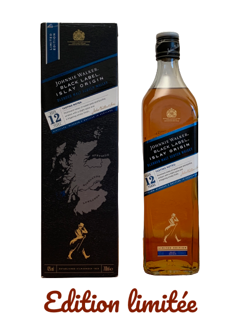 Blended Malt Scotch Whisky Johnnie Walker Black Label 12 ans Islay Origin