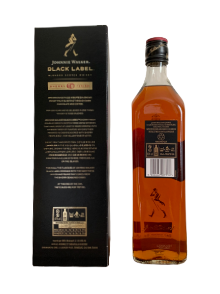 Blended Scotch Whisky Johnnie Walker Black Label 12 ans Sherry Cask Finish