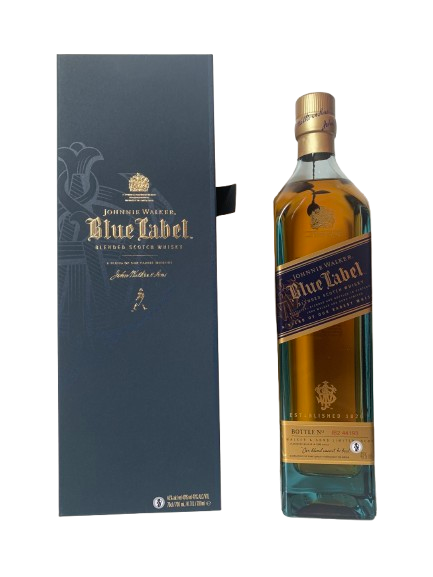 Johnnie Walker Blended Scotch whisky Blue Label A blend of our rarest whiskies