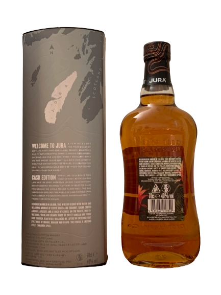 Jura Single Malt Scotch Whisky Rum Cask Finish Cask Edition