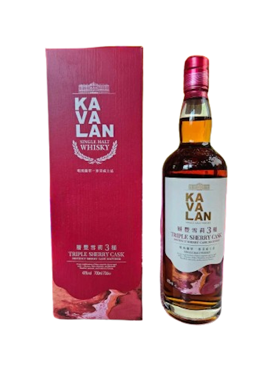 Kavalan single malt whisky Taiwan Triple sherry cask