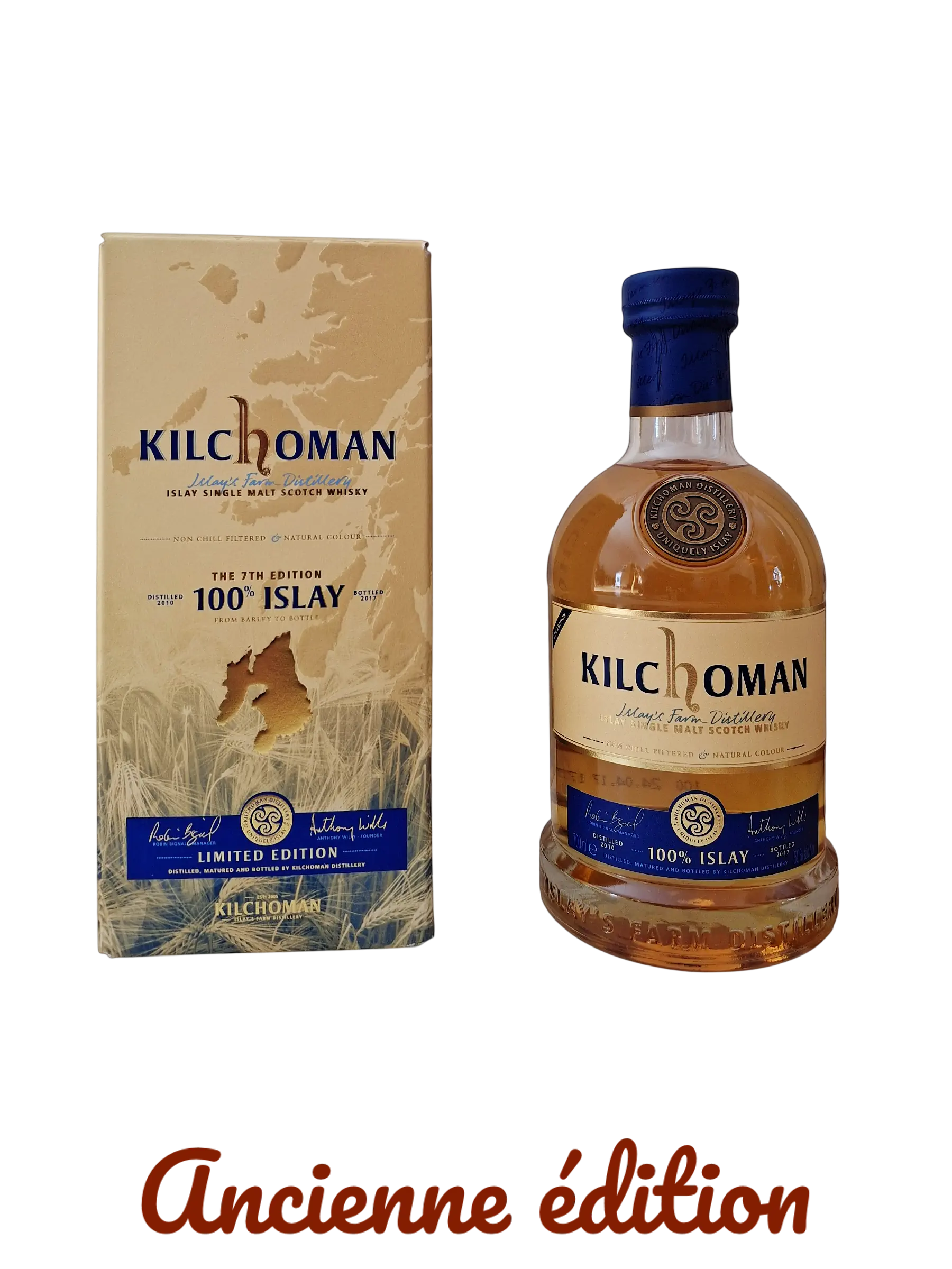 Kilchoman Islay farm distillery Islay single malt Scotch whisky The 7th Edition 100% Islay